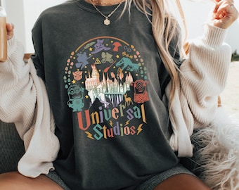 Comfort Colors Vintage Disney Universal Studios Shirt, Universal Studios Shirt, Disney Trip Shirt, Disneyworld Shirt, Disney Family Shirt