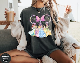 Comfort Colors® Disney Minnie Princess Shirt, Disney Girl Trip Shirt, Disneyland Shirt, Disney Princess Shirt, Disney Princess Gift