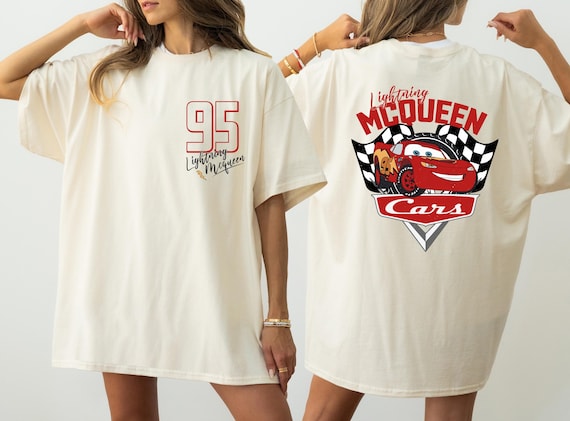 Lightning mcqueen shirt for adults sale