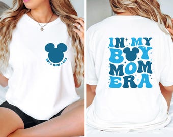 In My Boy Mom Era Disney Shirt, Disney Mothers Day Shirt, Boy Mom Shirt, Boy Mom Shirt Shirt, Disney Mickey Head
