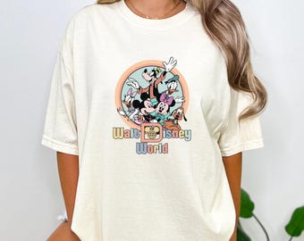 Comfort Colors Walt Disneyworld Shirt, Retro Mickey And Friends Shirt, Disney World Shirt, Vintage Disneyworld Shirt, Magical Kingdom Shirt