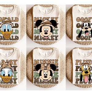 Mickey and Friends Animal Kingdom,Disney Animal Kingdom Shirts, Matching Disney Shirt, Safari Mode Disney Shirt, Family Vacation Shirts,
