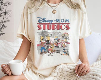 Comfort Colors Retro Disney MGM Studios Shirt, Hollywood Studios Shirt, Disney Studios Shirt, Disneyworld Shirt, Disney Trip Shirt