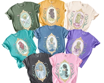 Comfort Colors Disney Princess Shirt,WDW Girls Trip Shirt,Best Friend Princesses,Cinderella Snow White Ariel Belle Rapunzel Tee