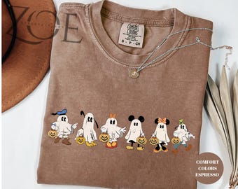 Retro Mickey and Friends Ghost  Shirt,Disney Mickey Ghost Shirt,Disney Halloween,Retro Mickey Spooky Shirt, Disney Halloween  Shirt