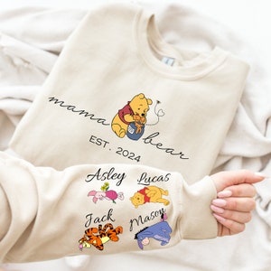 Kids Sweater With Winnie the Pooh Etsy