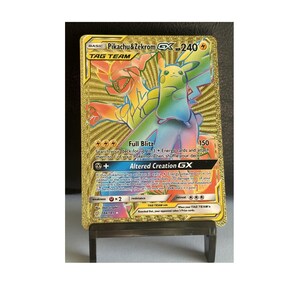 PSA 10 Pikachu & Zekrom GX Full Art 162/181 Graded Pokemon