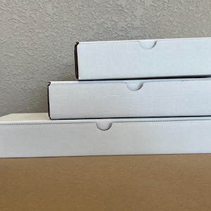 White Corrugated Boxes - multiple sizes