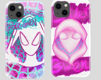 Spider g-wen phone case printed and designed for all mobile cover compatible with iphone samsung tpu shockproof protective