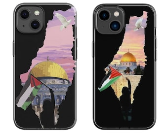 Funda para teléfono Palestina Art impresa y diseñada para móvil compatible con iPhone Samsung protectora a prueba de golpes, resistente a los arañazos.