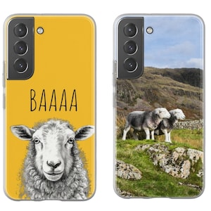 Herdwick sheep baa phone case printed and designed for mobile cover compatible with iphone samsung shockproof protective
