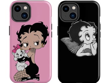 Betty poop cute phone case printed and designed for all mobile cover compatible with iphone samsung  shockproof protective