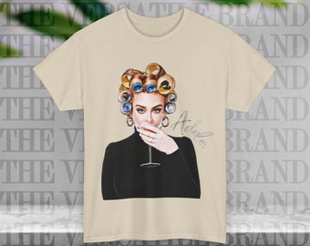 Adele-inspiriertes T-Shirt: Fanartikel „Nächte mit Adele“ / Geschenk für Adele-Fans