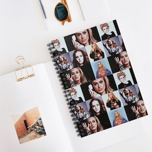 Adele Inspired Spiral Notebook - Ruled Line / Adele Notebook / Adele Fans / Adele Gifts / ADELE