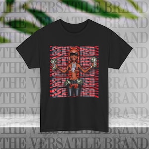 Sexyy Red Cartoon T-shirt / Sexyy Red Tshirt / Sexyy Red Shirt / Sexyy Red Merch / Sexyy Red Gift / Sexyy Red Fans / Sexyy Red Tour