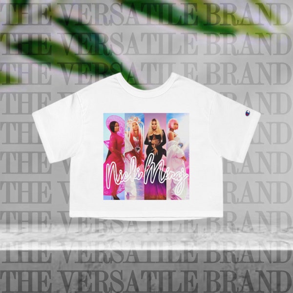 Nicki Minaj Champion Women's Cropped T-Shirt / Nicki Minaj Pink Friday 2 Crop Top / Nicki Minaj Merch / Pink Friday 2