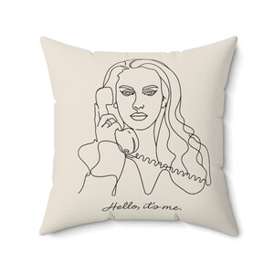 Adele Fans Inspired Line Pillow | Adele Merch | Adele Fan Gift | Adele Fans | Nights With Adele | PILLOW INCLUDED