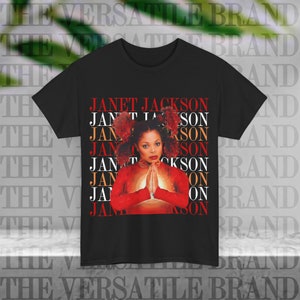 Janet Jackson Inspired T-shirt / Janet Jackson Shirt  / Janet Jackson Tee / Janet Jackson Merch / Janet Jackson Tour / Gift / Fans