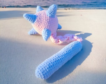 NO-SEW PATTERN: Crochet Fantasy Fluffy Flail