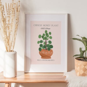 Kamerplant kunst aan de muur Boho botanische print plant minnaar cadeau kamerplant minnaar poster nieuwe huis cadeau galerij kunst muur digitale DOWNLOAD