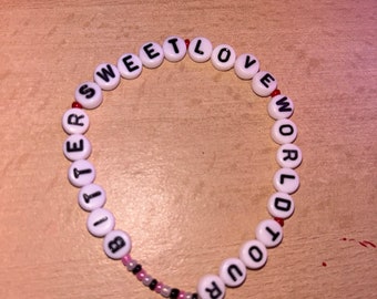 James Arthur 'Bitter Sweet Love World Tour' inspired bracelet