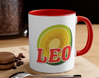 Leo Honeydew Zodiac Accent Coffee Mug, 11oz