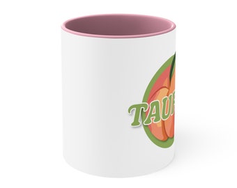 Taurus Peach Zodiac Accent Coffee Mug, 11oz