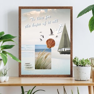 To live for the hope of it all print