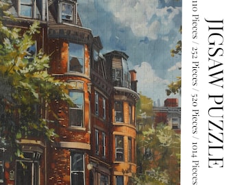 Charles Fazzino 2000 Piece Puzzle Historically Boston New Sealed