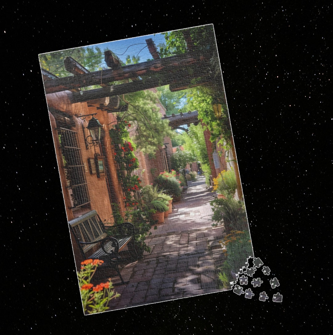 Santa Fe Historic District Jigsaw Puzzle - Pueblo Style Architecture ...