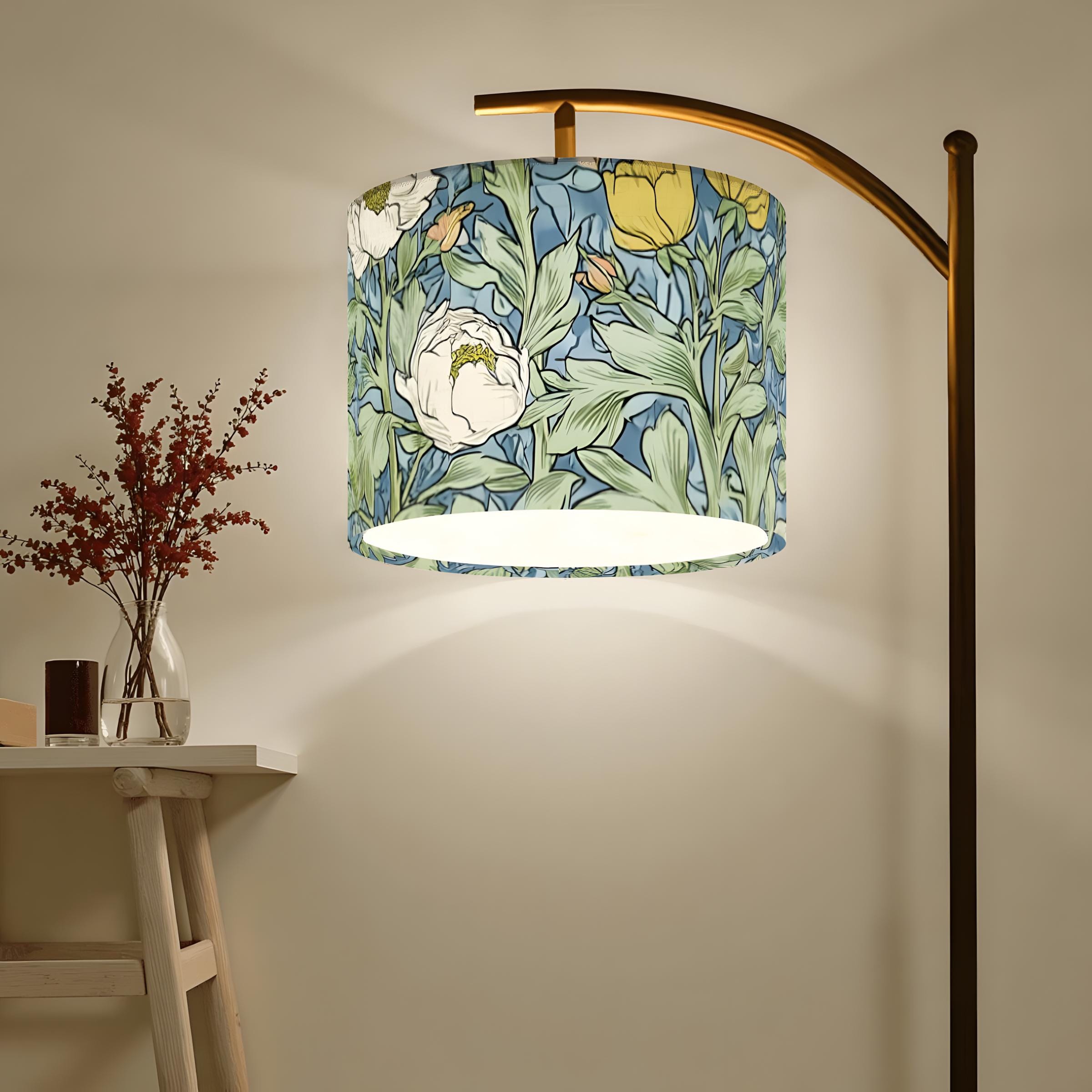 Vintage Flower Floor Lamp - Etsy
