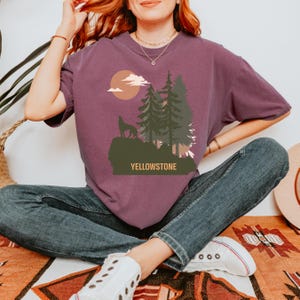 Yellowstone National Park Shirt, Comfort Colors Yellowstone Tee,