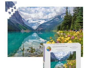Lake Louise Banff National Park 1000 Piece Wooden Jigsaw Puzzle