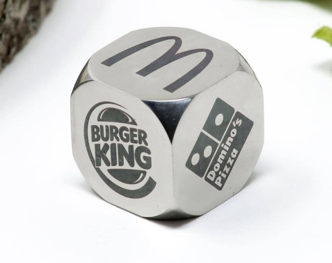 Fast Food Dice - Foodie Gift Idea - Couples date night dice - Quick Eats Dice - Couples Gift