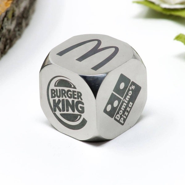 Fast Food Dice - Foodie Gift Idea - Couples date night dice - Quick Eats Dice - Couples Gift