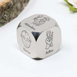 Movie Genre Dice - Movie Night - Movie Date - First Date Activities - Couples Date Ideas