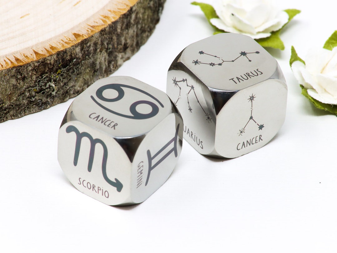 Zodiac Dice Fortune Telling Dice Zodiac Dice Game Astrology Dice 1 Dice