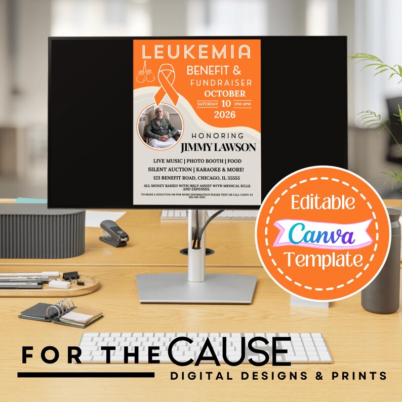 Gallery Detail: Leukemia Fundraiser Flyer Template