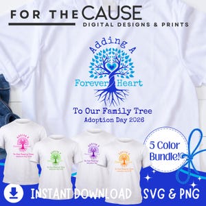 Adoption Family SVG | Adoption Day SVG | Gotcha Day SVG T-shirt | Adoption Day T-shirt | Adoption Onesie | Adoption Family T-Shirt | Adopt