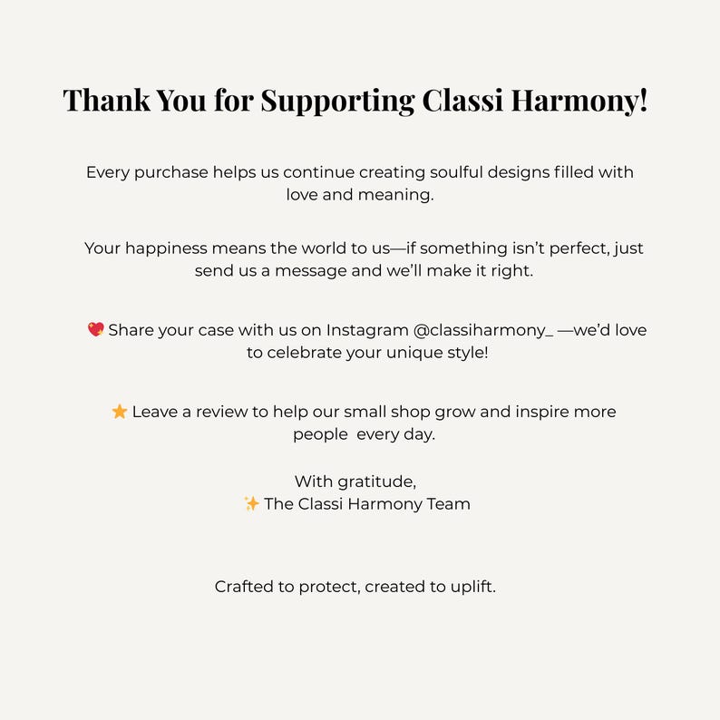 thank you card