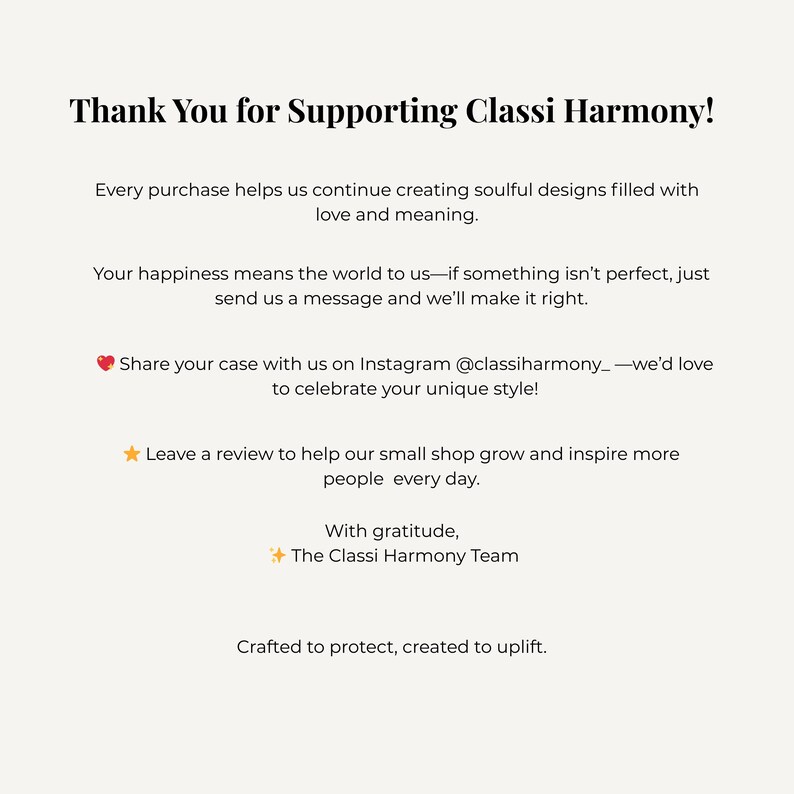 thank you card