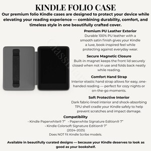 kindle folio case features