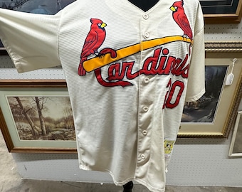 Mitchell & Ness Authentic Cooperstown Lou Brock Cardinals Hall of Fame Jersey