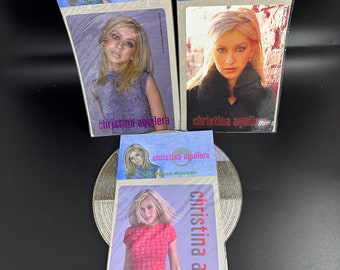 Original Y2K Vintage Christina Aguilera Official 5 x 7 Photo Sticker Set SEALED NOS 2000 Decal Burlesque Disney Idol Xtina Gift unused