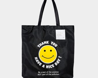 Bolso de hombro plegable con bolsillo Smile