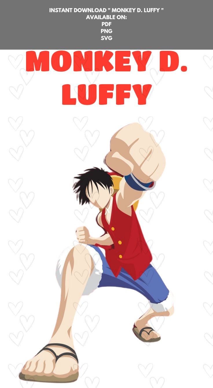 One Piece SVG Anime Luffy One Piece Png Anime SVG for Cricut 