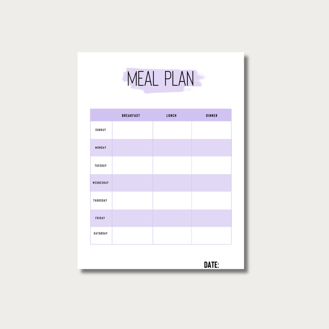 Printable Kitchen Organization Bundle, Grocery Checklist, Meal Planner ...