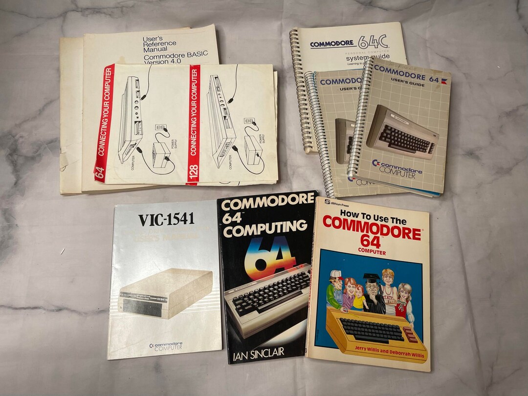 Vintage Commodore 64 & 64C Computing Manual Users Guide W/ Etsy