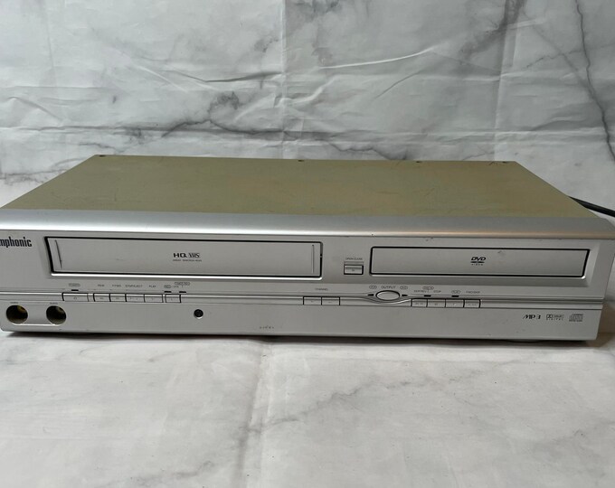 Symphonic VCR/DVD Combo Video Cassette Recorder Dvd Player CSDV840E No