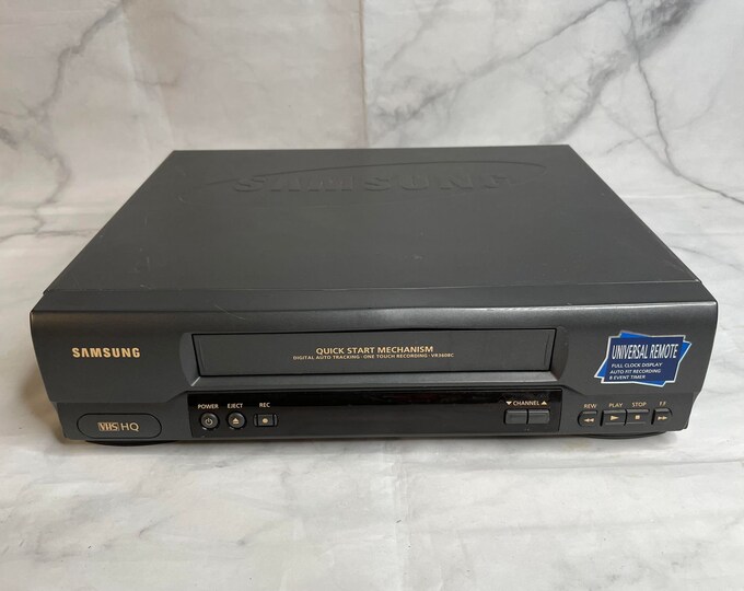 Samsung VCR Video Cassette Recorder VHS Player VR3608C No Etsy